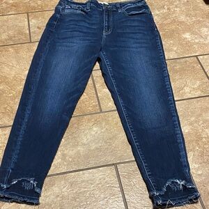 Kancan Signature Size 30 Dark Blue Ankle StraitJeans